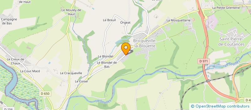 localisation de l'entreprise GAEC OLIVIER SAVARY à GOUVILLE-SUR-MER