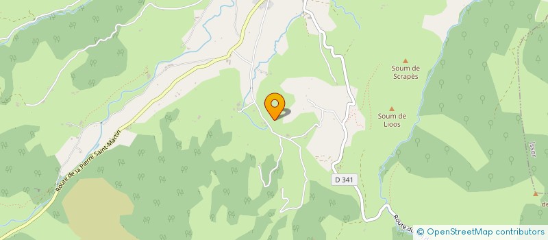 localisation de l'entreprise GAEC OROS MIRASSOU  ARETTE