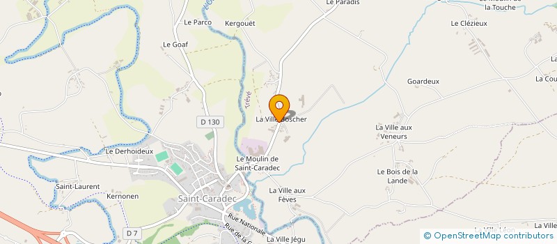 localisation de l'entreprise GAEC OSLOLAIT à TREVE