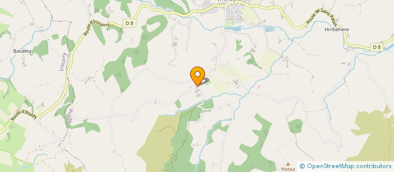 localisation de l'entreprise GAEC OTEIKO BORDA  IHOLDY