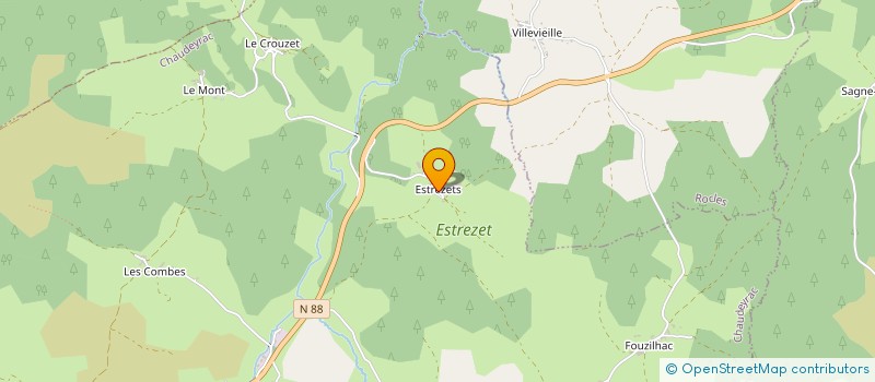 localisation de l'entreprise GAEC OULTET à MONT LOZERE ET GOULET