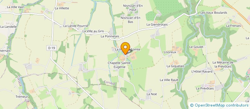 localisation de l'entreprise GAEC OUTY DUBE à CORSEUL