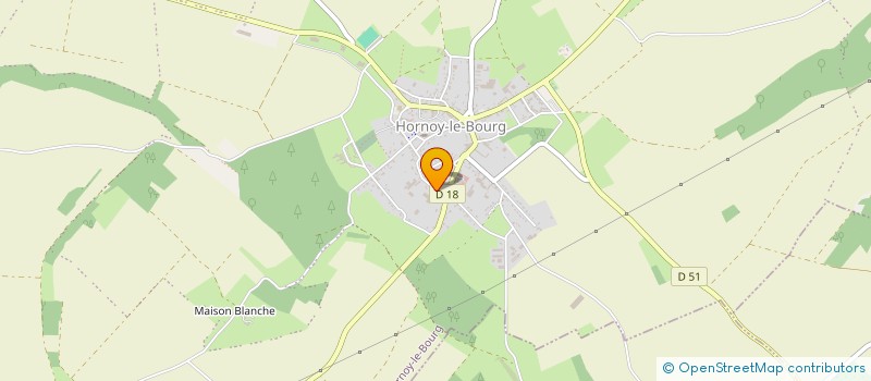 localisation de l'entreprise GAEC OUVRE à HORNOY-LE-BOURG