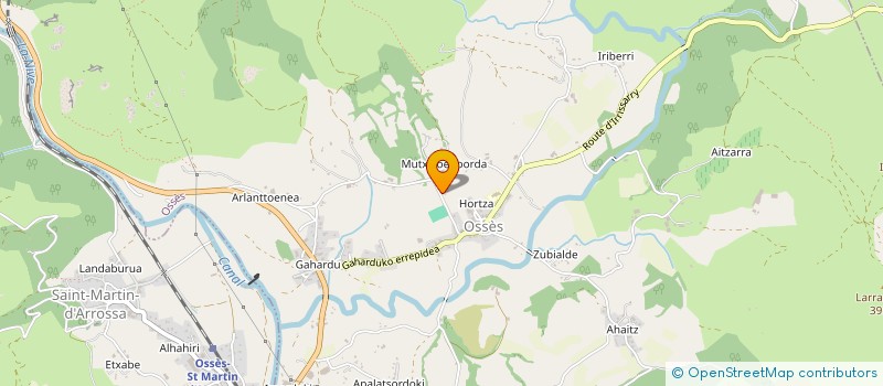 localisation de l'entreprise GAEC OXOBIDE  SAINT MARTIN D'ARROSSA