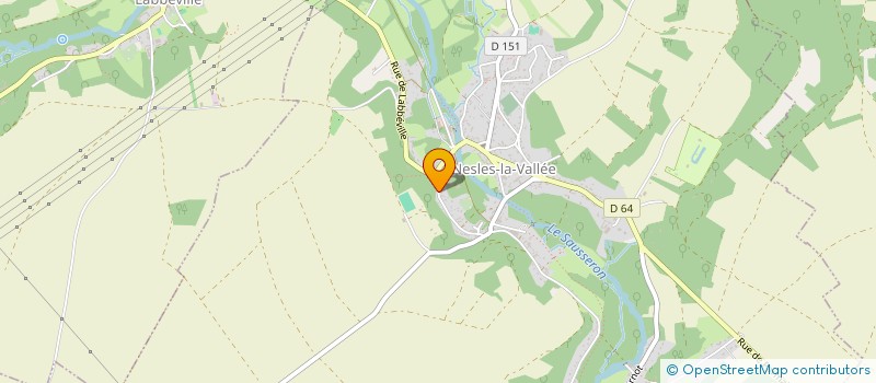 localisation de l'entreprise GAEC OZARD FRERES à NESLES-LA-VALLEE