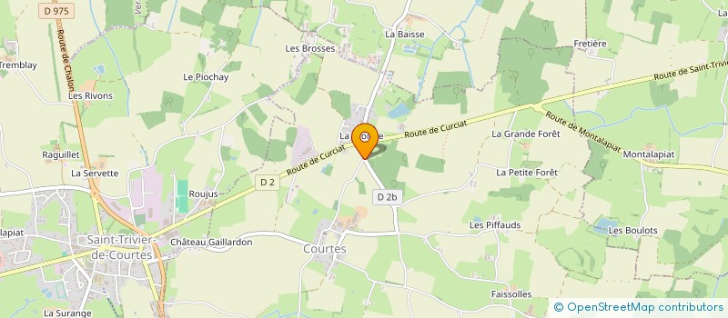 localisation de l'entreprise GAEC P2M.N. à COURTES
