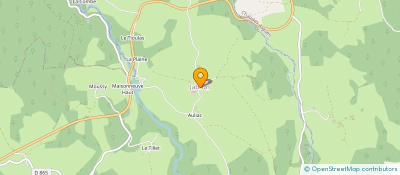 localisation de l'entreprise GAEC PAGES A SAINT ROCH à SAINT-URCIZE