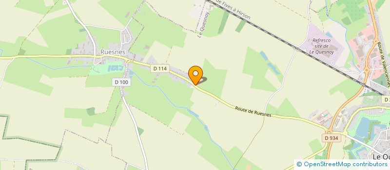 localisation de l'entreprise GAEC PAGIE  LE QUESNOY