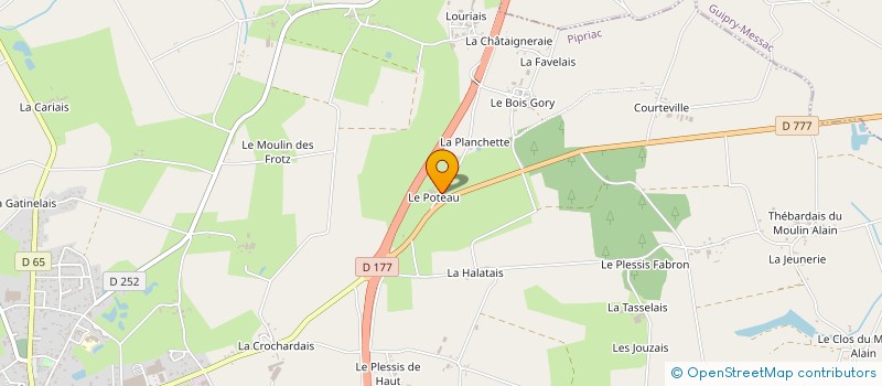 localisation de l'entreprise GAEC PANAGET CHEVRIER à PIPRIAC
