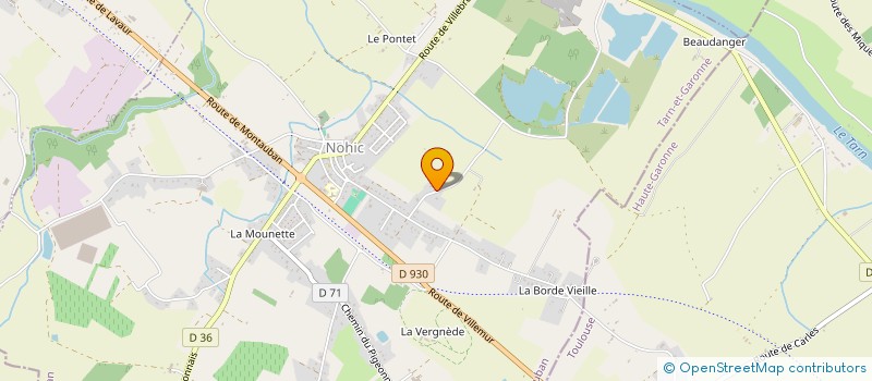 localisation de l'entreprise GAEC PANASSIE MARAICHER  NOHIC