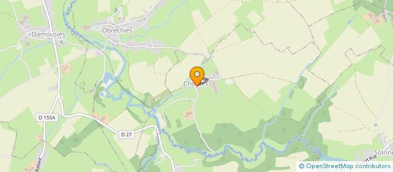 localisation de l'entreprise GAEC PAQUET FRERES  CHOISIES