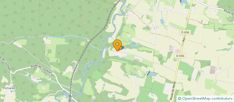 localisation de l'entreprise GAEC PARTIEL  MEZIN