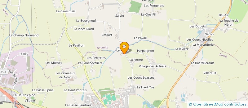 localisation de l'entreprise GAEC PASSE DEBOUT  JANZE