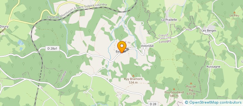 localisation de l'entreprise GAEC PASSERET à LAURIERE