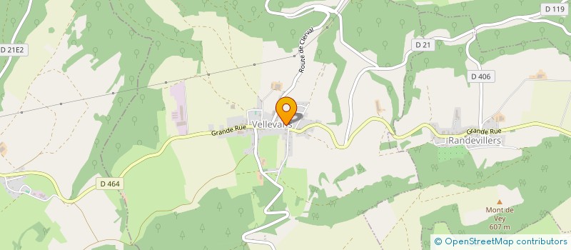 localisation de l'entreprise GAEC PATER  VELLEROT-LES-BELVOIR