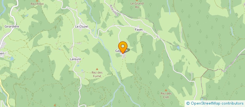 localisation de l'entreprise GAEC PATRICK ET NATHALIE JACQUET à LE BREUIL