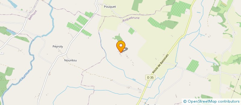 localisation de l'entreprise GAEC PAUME ROUMAT à ROQUEBRUNE