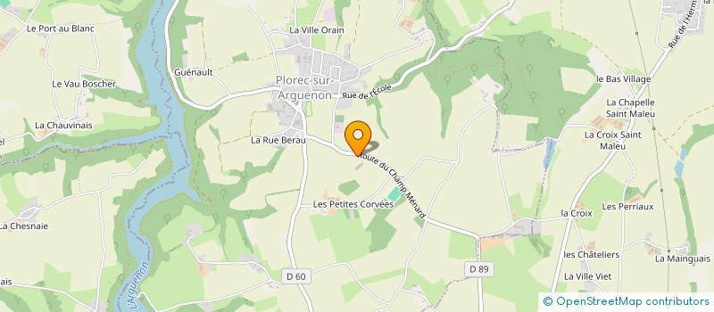 localisation de l'entreprise GAEC PAVY  PLOREC-SUR-ARGUENON