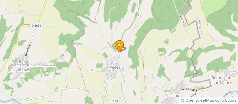 localisation de l'entreprise GAEC PEIGNEY à VELLES