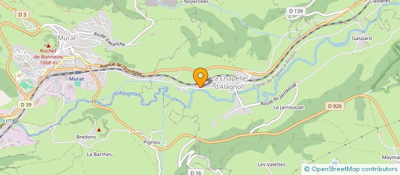 localisation de l'entreprise GAEC PELISSIER FRERES à DIENNE