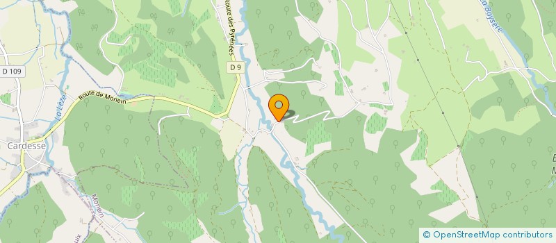 localisation de l'entreprise GAEC PELLET à MONEIN