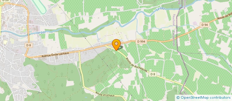 localisation de l'entreprise GAEC PENEGUE  BOLLENE