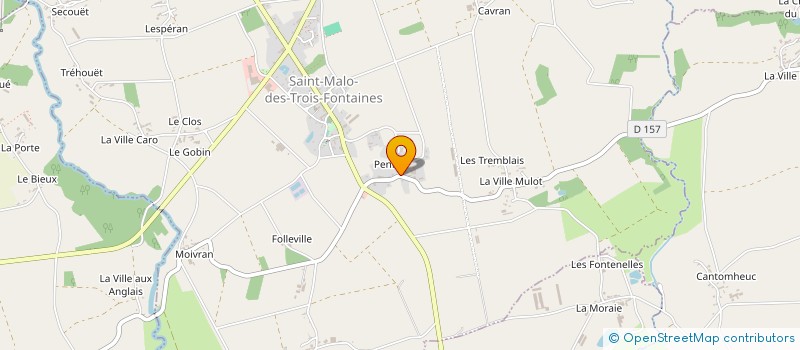 localisation de l'entreprise GAEC PENFRA à SAINT-MALO-DES-TROIS-FONTAINES