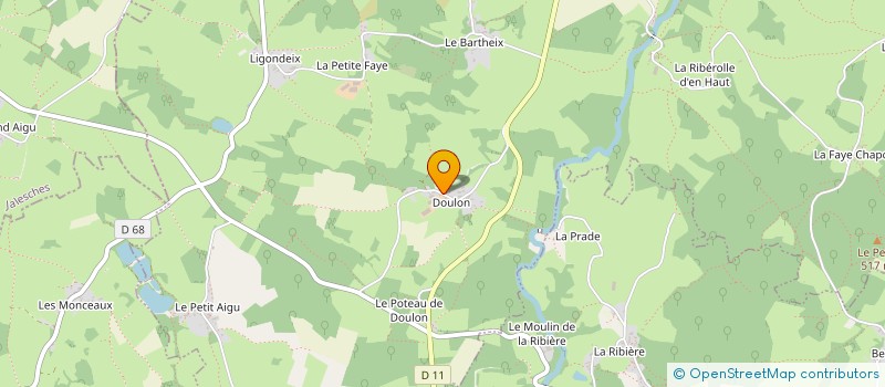 localisation de l'entreprise GAEC PENICHON à CLUGNAT