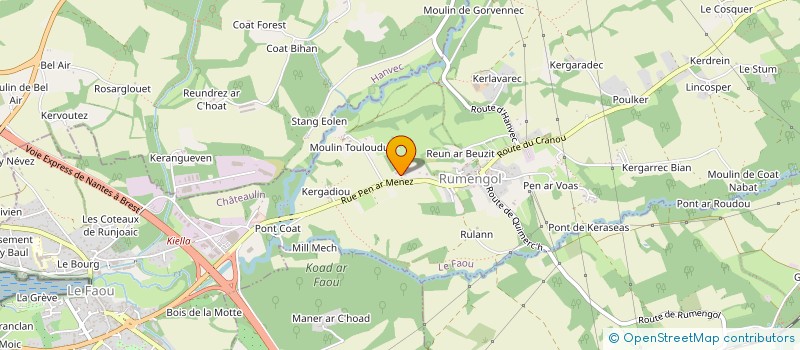 localisation de l'entreprise GAEC PENN AR MENEZ à PONT-DE-BUIS-LES-QUIMERCH