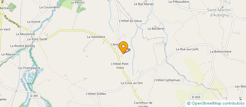 localisation de l'entreprise GAEC PEPIN à SAINT-SAUVEUR-VILLAGES