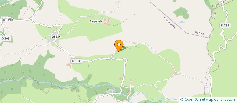 localisation de l'entreprise GAEC PEPIN BESSON à CHANTERELLE