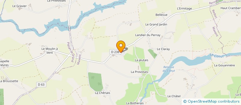localisation de l'entreprise GAEC PEPIN LA NOE à MAXENT