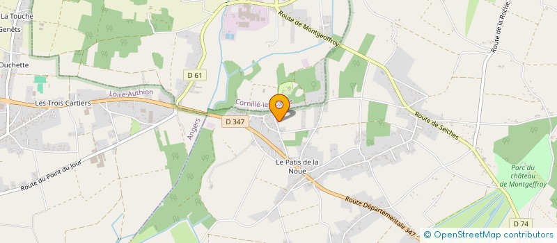 localisation de l'entreprise GAEC PEPINIERES DUBOIS à MAZE-MILON