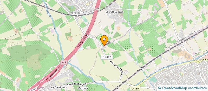 localisation de l'entreprise GAEC PEPINIERES RUIZ à SAINT-AUNES