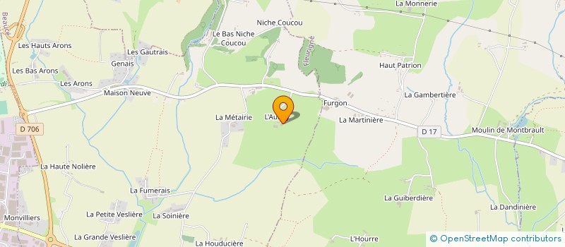 localisation de l'entreprise GAEC PERDRIEL à BEAUCE