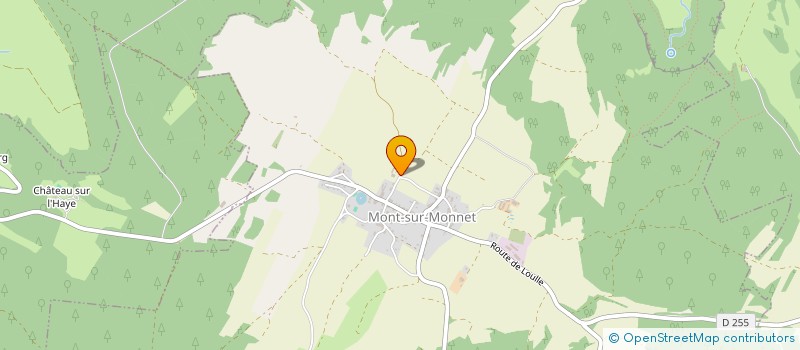 localisation de l'entreprise GAEC PERNOT - CORDIER à MONT-SUR-MONNET