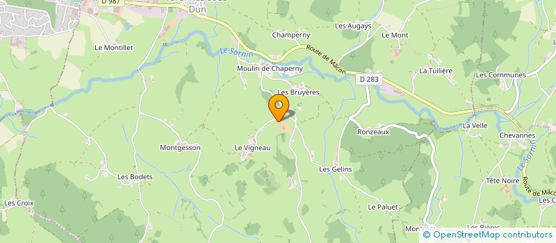 localisation de l'entreprise GAEC PERRAT à VARENNES-SOUS-DUN