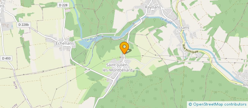 localisation de l'entreprise GAEC PERREY DES ESSER à SAINT-JULIEN-LES-MONTBELIARD