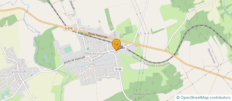 localisation de l'entreprise GAEC PERRIN  METZERVISSE