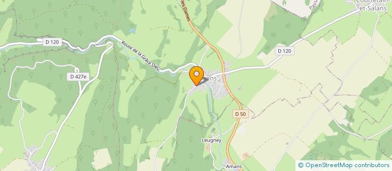 localisation de l'entreprise GAEC PETITJEAN à VERCEL-VILLEDIEU-LE-CAMP