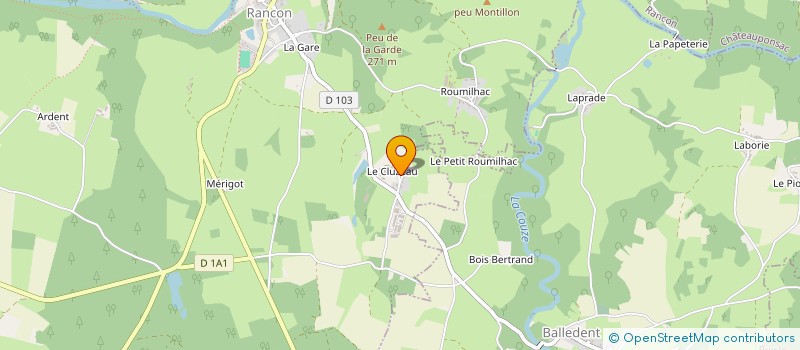 localisation de l'entreprise GAEC PEYROT à RANCON