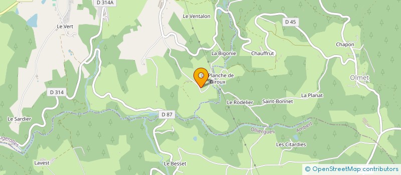 localisation de l'entreprise GAEC PHILIPPE DELAIRE  AUGEROLLES