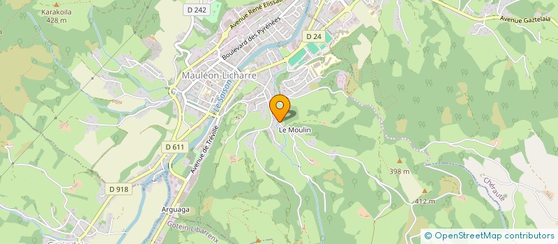 localisation de l'entreprise GAEC PHINO  MAULEON-LICHARRE