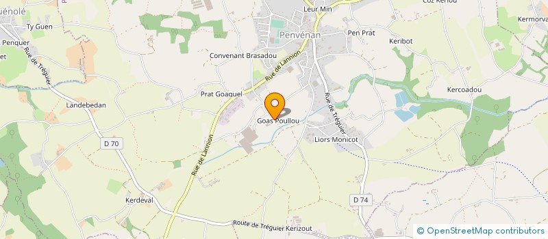 localisation de l'entreprise GAEC PICARD FRERES  PENVENAN