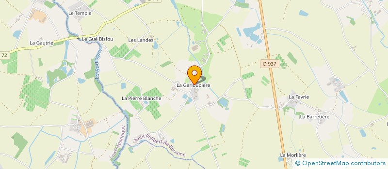 localisation de l'entreprise GAEC PICHAUD à SAINT-PHILBERT-DE-BOUAINE
