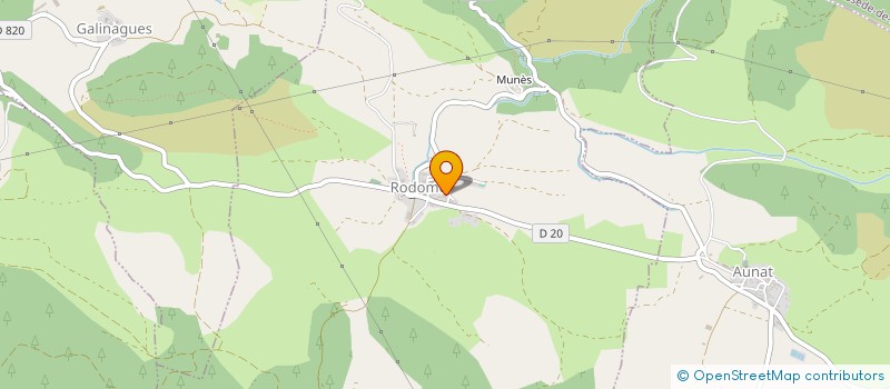 localisation de l'entreprise GAEC PICHO CANIE à ESCOULOUBRE