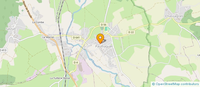 localisation de l'entreprise GAEC PIE DU BEAU à LA CHOMETTE