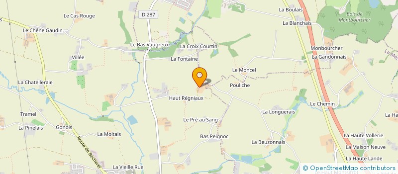 localisation de l'entreprise GAEC PIEL  GEVEZE