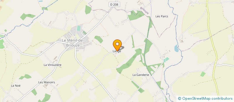 localisation de l'entreprise GAEC PIERRE à LE MENIL-DE-BRIOUZE