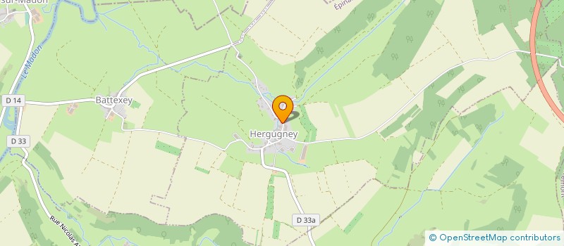 localisation de l'entreprise GAEC PIETON-SIMEANT à HERGUGNEY